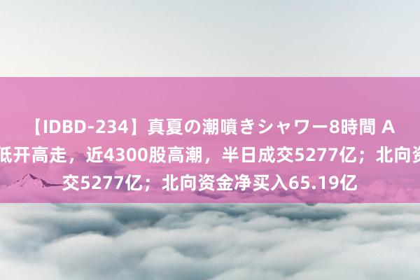 【IDBD-234】真夏の潮噴きシャワー8時間 A股午评：三大指数低开高走，近4300股高潮，半日成交5277亿；北向资金净买入65.19亿